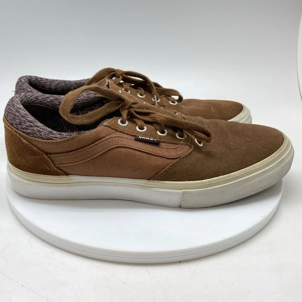 Vans Gilbert Crockett Pro Sneakers Mens 9 Brown TC6D Skate Casual Shoes